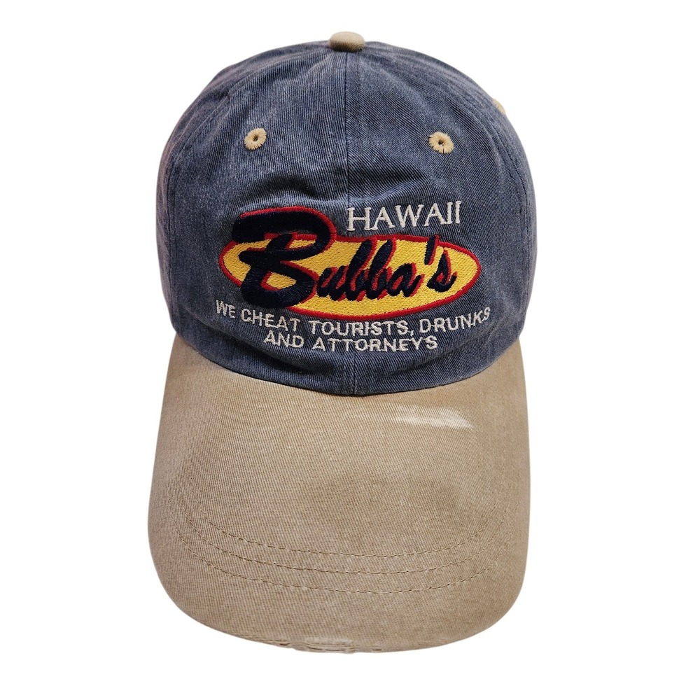 Hawaii Bubbas We Cheat Tourists Drunks Attorneys Baseball Cap Hat Denim‎ Men
